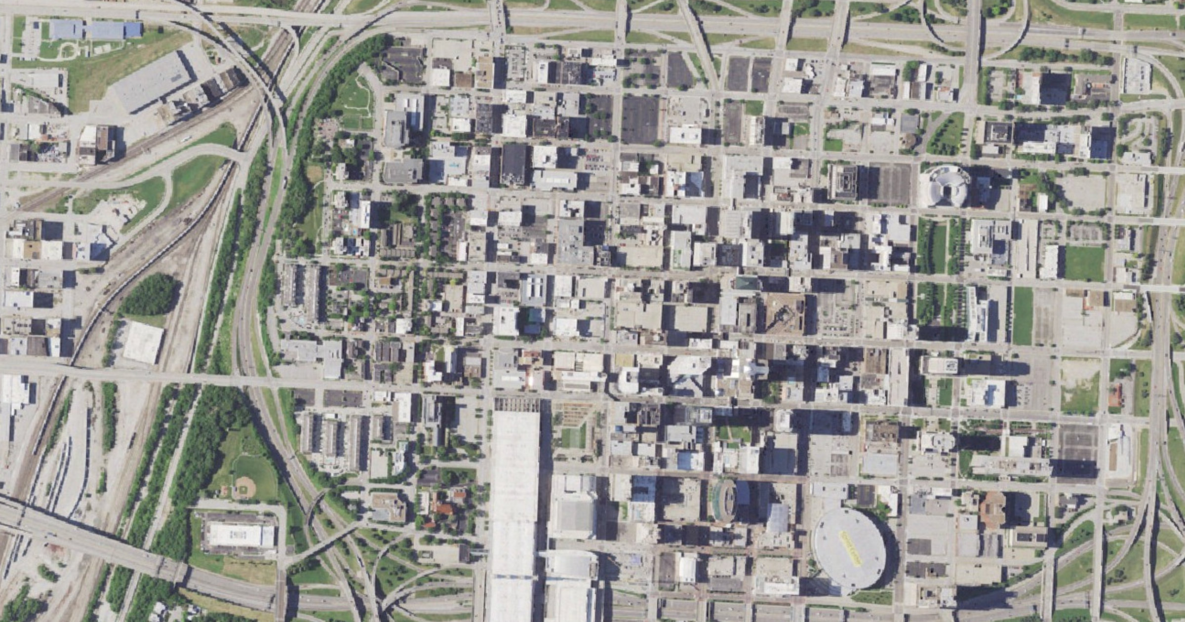 Aerial view of the 10th & Central Data Center Tower (CD-CPC-2026-00074) site in Kansas City, MO