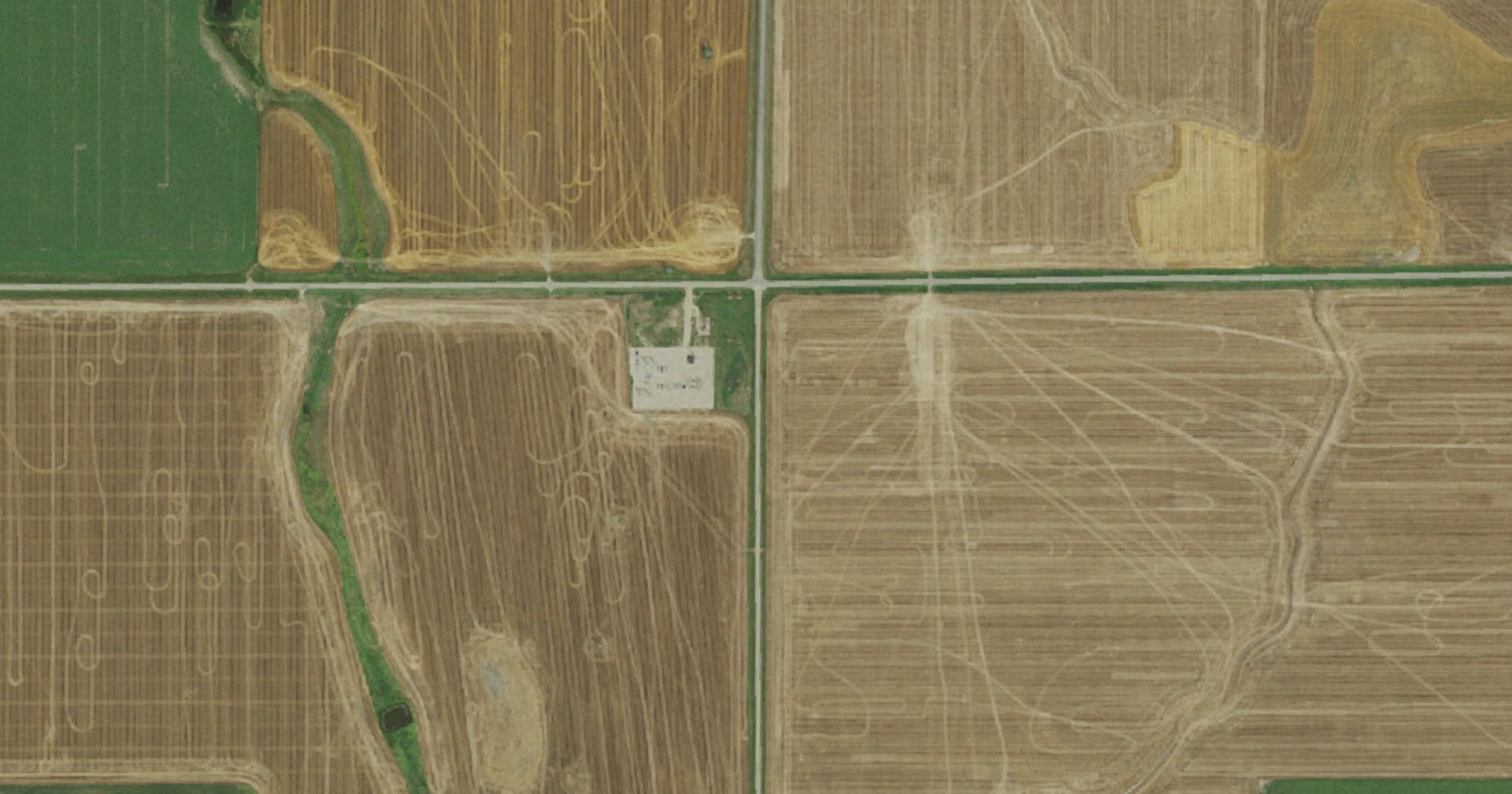 Aerial view of the Big Watt Digital Sully County Data Center site in Onida, SD