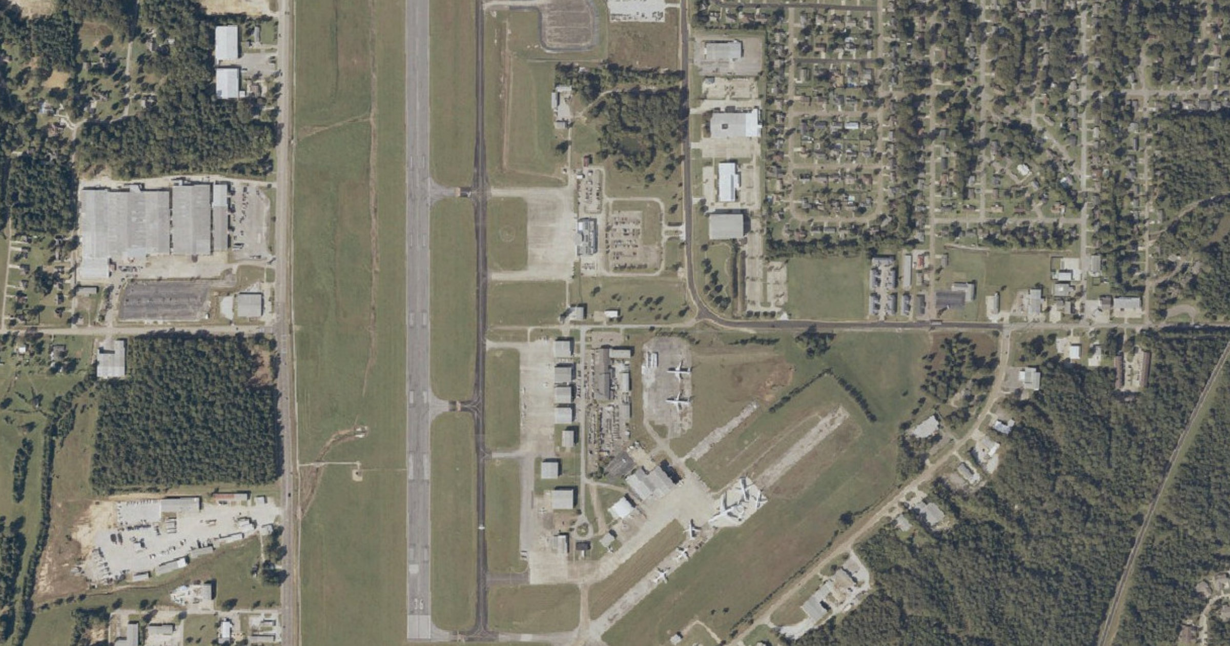 Aerial view of the Cadence Bank (BancorpSouth) Jackson Street data center site in Tupelo, MS