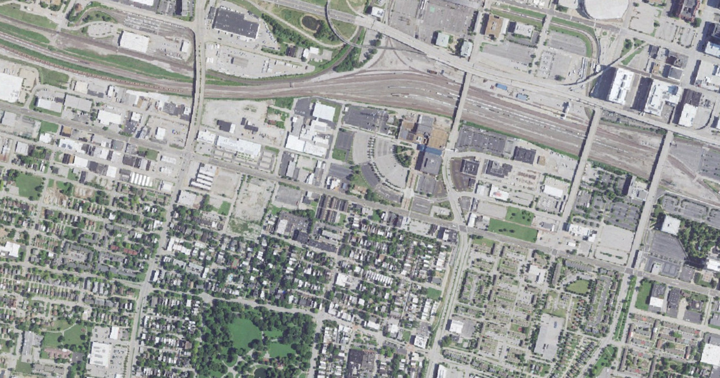 Aerial view of the Cogent St Louis site in St. Louis, MO