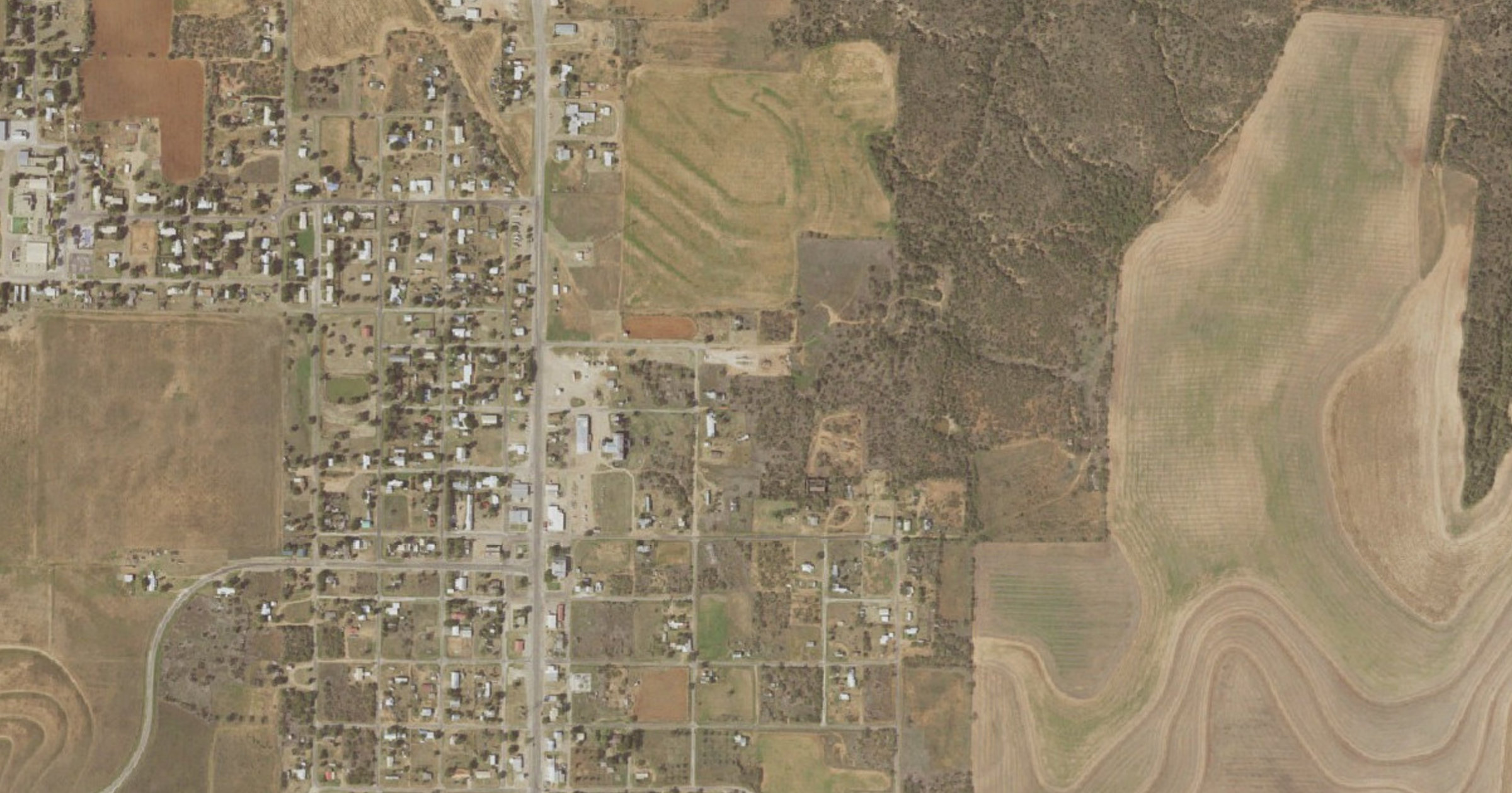 Aerial view of the Crusoe Jayton data center campus (Project Hyper spur) site in Jayton, TX