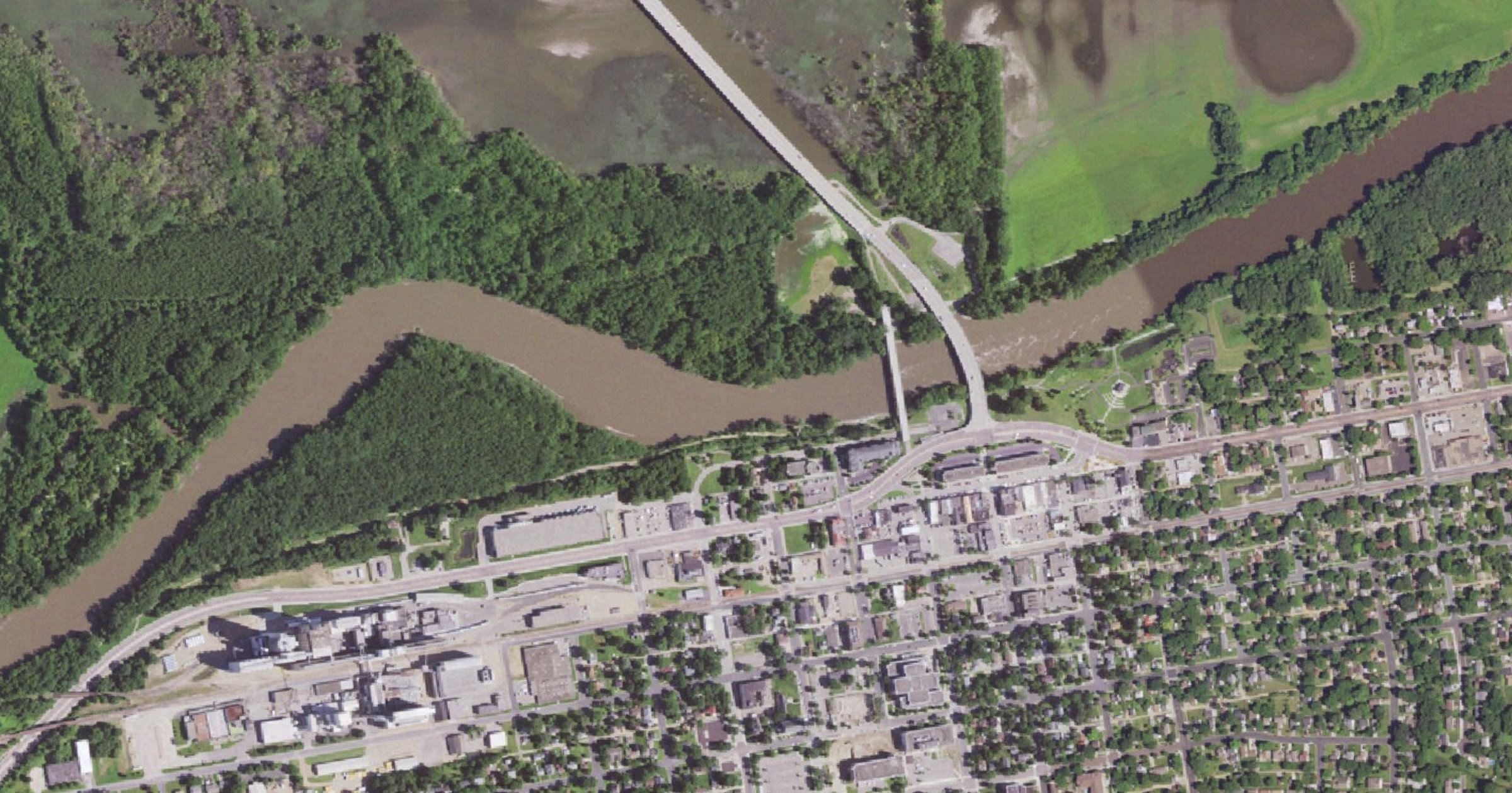 Aerial view of the NorthStar Digital Infrastructure Shakopee hyperscale campus site in Shakopee, MN